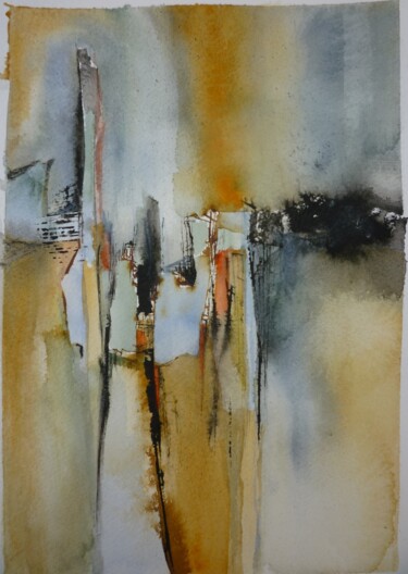 Peinture intitulée "Buisson de charbon" par Christelle Veron Cherbonnier, Œuvre d'art originale, Autre
