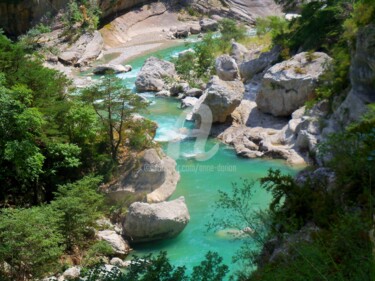 Les gorges du Verdon Photographie intitulée "Les gorges du Verdon" par Anne D'Orion, Œuvre d'art originale