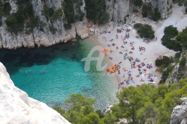 Calanque d'En Vau, vue du haut des falaises