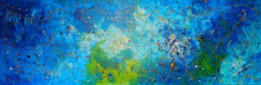 Em fondo al Mar (Into the blue) Painting titled "Em fondo al Mar (In…" by Marco Sergio Fassiotti, Original Artwork, Enamel