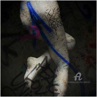 Photographie intitulée "A-graphée 012" par Alliet-Delacroix, Œuvre d'art originale, Photographie numérique