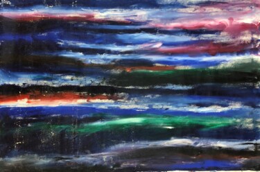 Schilderij getiteld "The Reflection of D…" door Aatmica Ojha, Origineel Kunstwerk, Acryl
