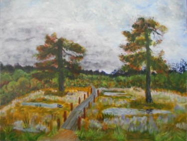 Schilderij getiteld "dwingeloo-nl" door David Callahan, Origineel Kunstwerk, Acryl