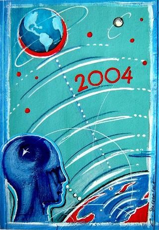 Peinture intitulée "Carte_de_Voeux_-_20…" par Catherine Suchocka, Œuvre d'art originale