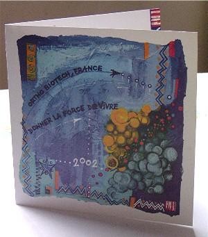 Peinture intitulée "Carte_de_Voeux_-_Or…" par Catherine Suchocka, Œuvre d'art originale