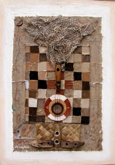 Pittura intitolato ""Memorie 2 "" da Angelo Mazzoleni, Opera d'arte originale, Olio