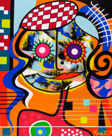 Peinture intitulée "About ambrosia" par Muriel Matt, Œuvre d'art originale, Acrylique