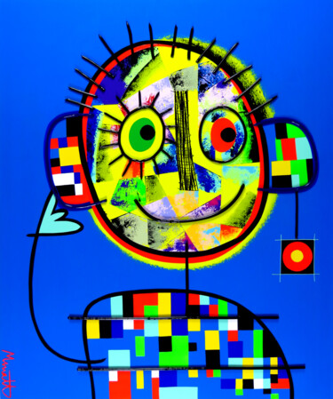 Peinture intitulée "Believe me" par Muriel Matt, Œuvre d'art originale, Acrylique