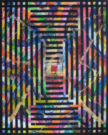 Peinture intitulée "ZÉBRA 52" par Jean-Marc Philippe (Jimpy), Œuvre d'art originale, Acrylique