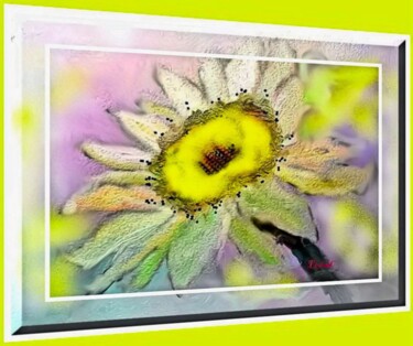 Картина под названием "Fleur de tournesol…" - Eugenia Delad, Подлинное произведение искусства, Другой