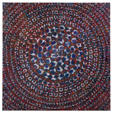 Painting titled "THE WATERHOLE" by Andre Van Der Kerkhoff, Original Artwork, Acrylic