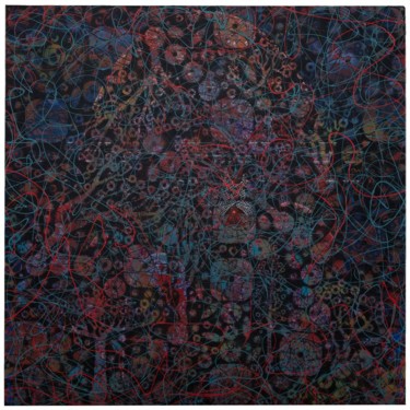 Painting titled "THE NATURAL GARDENER" by Andre Van Der Kerkhoff, Original Artwork, Acrylic
