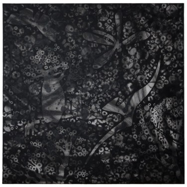Painting titled "THE B&W FLYING KANG…" by Andre Van Der Kerkhoff, Original Artwork, Acrylic