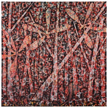 Painting titled "FOREST POESY" by Andre Van Der Kerkhoff, Original Artwork, Acrylic