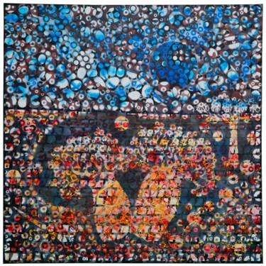 Painting titled "THE SACRED TWIN BAO…" by Andre Van Der Kerkhoff, Original Artwork, Acrylic