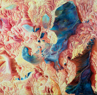 绘画 标题为“Desert” 由Anthony Lebedev, 原创艺术品, 油