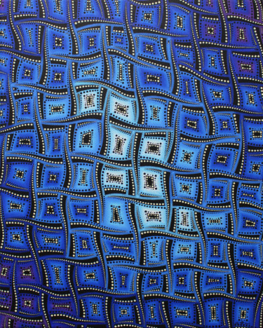 Painting titled "Mouvements de coule…" by Jonathan Pradillon, Original Artwork, Acrylic Mounted on Wood Stretcher frame