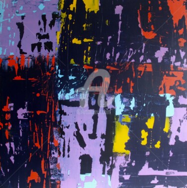 Painting titled "Never Would Have Gu…" by Sio Montera, Original Artwork, Acrylic
