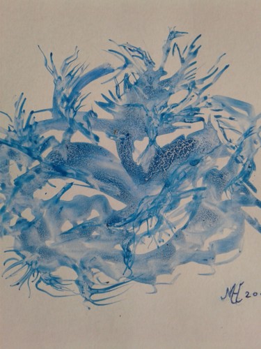 Schilderij getiteld "20170825-163615.jpg" door Marianne Huizinga, Origineel Kunstwerk