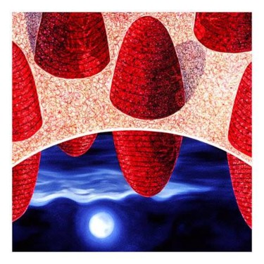 Painting titled "Reflection 1" by Andre Van Der Kerkhoff, Original Artwork, Acrylic