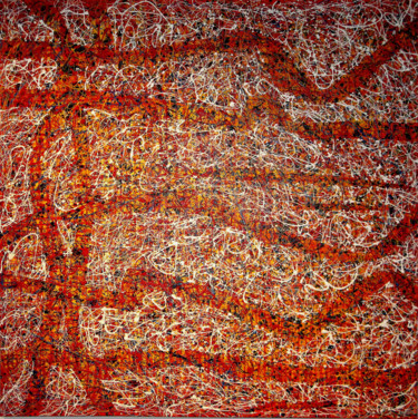 Painting titled "A CROSSING PLACE" by Andre Van Der Kerkhoff, Original Artwork, Acrylic