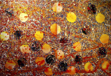 Painting titled "PLACE OF ECHO" by Andre Van Der Kerkhoff, Original Artwork, Acrylic