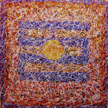 Painting titled "SOURCES OF MANY WAT…" by Andre Van Der Kerkhoff, Original Artwork, Acrylic