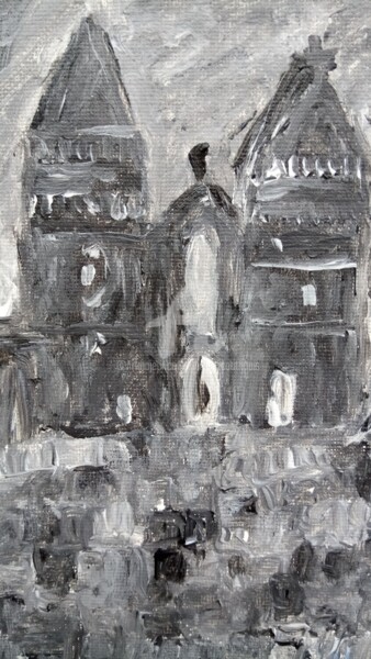 Schilderij getiteld "Atmosphère" door Tomy, Origineel Kunstwerk, Acryl