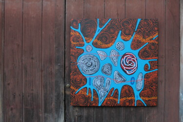 Schilderij getiteld "Introspection" door Freddy Fripp, Origineel Kunstwerk