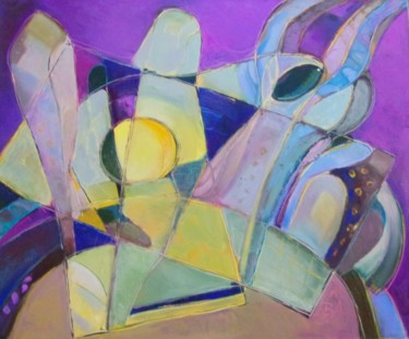 "Moonlight" Painting titled ""Moonlight"" by Victoriya A. Georgieva, Original Artwork, Oil