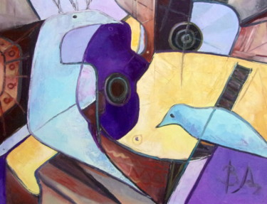 "Composition" Painting titled ""Composition"" by Victoriya A. Georgieva, Original Artwork, Oil