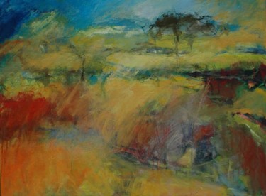 绘画 标题为“Frans landschap” 由Marije Van Toledo, 原创艺术品, 油