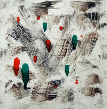 印花与版画 标题为“Abstract 2” 由Ivana Pelouchová (IVANEL), 原创艺术品, 蒙纳