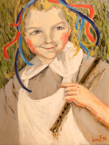Marion à la flûte