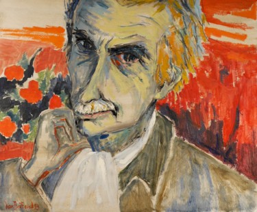 Claude F. (fond rouge)