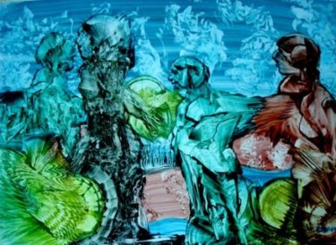 Painting titled "AFTER STORM 3" by Zeki Bejtullahu, Original Artwork