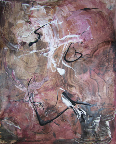 Wriggle like a cut Snake - Made in Japan Abstract Painting titled "Wriggle like a cut…" by Dmitri Matkovsky, Original Artwork, Acrylic