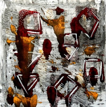 印花与版画 标题为“Abstract 6” 由Ivana Pelouchová (IVANEL), 原创艺术品, 蒙纳