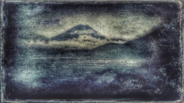 Arts numériques intitulée "Fujisan 3" par Nicole Rochedix, Œuvre d'art originale, Peinture numérique