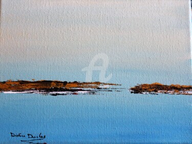 Peinture intitulée "bleu-20-x-15.jpg" par Didier Duclos, Œuvre d'art originale, Acrylique