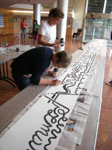 Peinture intitulée ""Chemins croisés" p…" par Zampo, Œuvre d'art originale