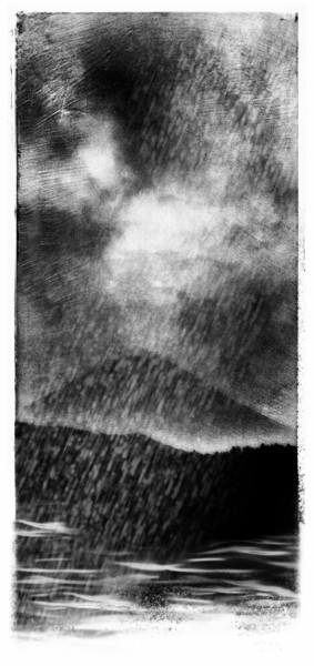 Arts numériques intitulée "fujisan 5" par Nicole Rochedix, Œuvre d'art originale, Peinture numérique