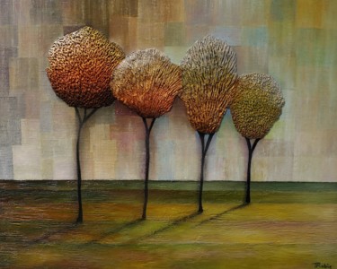 "arbres aux reflets…" başlıklı Tablo Thierry Robin tarafından, Orijinal sanat