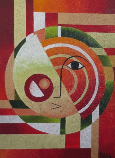 Peinture intitulée "Clin d'oeil à Paul…" par Thierry Robin, Œuvre d'art originale
