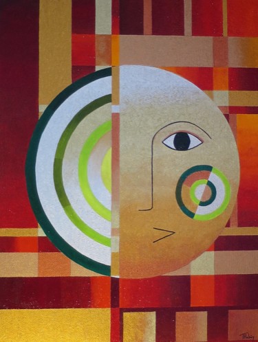 Peinture intitulée "Clin d'oeil à Paul…" par Thierry Robin, Œuvre d'art originale