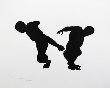 Drawing titled "Tehos - Fighting zo…" by Tehos, Original Artwork