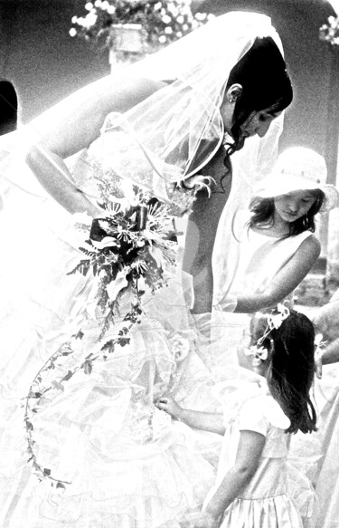 La traîne de la mariée