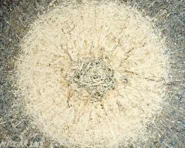 Thistle 绘画 标题为“Thistle” 由Maja Poljak, 原创艺术品, 丙烯 安装在纸板上