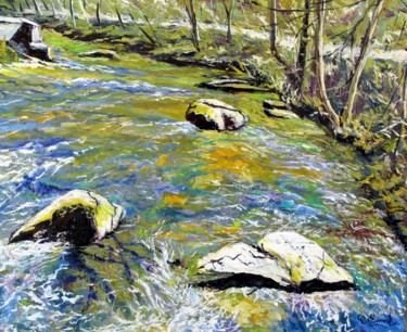 La rivière tourmentée (L'aven à Pont-Aven)