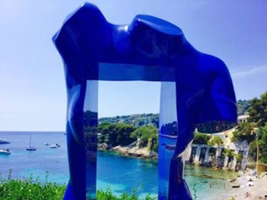 Femme bleue/StJeanCapFerrat